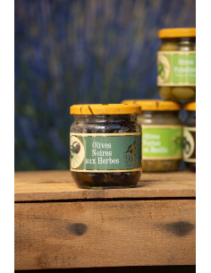 OLIVES NOIRES AUX HERBES