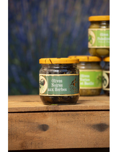 OLIVES NOIRES AUX HERBES