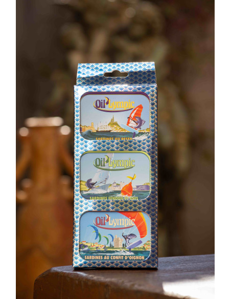 COFFRET DE SARDINES OIL'LYMPIC