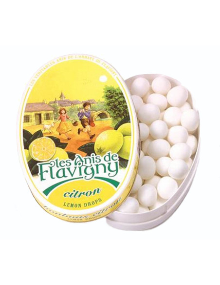 BOITE D' ANIS DE FLAVIGNY CITRON