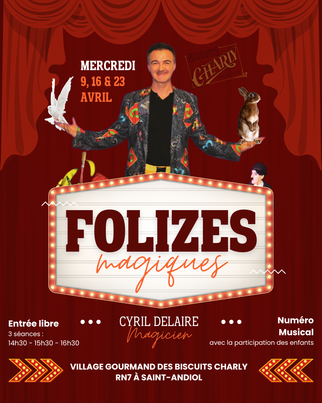 Folizes Magiques en avril 2025